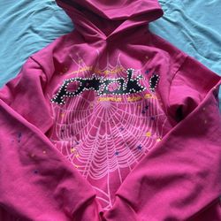 Pink Spider Hoodie