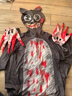 Boys Cartoon Scary Cat Costume