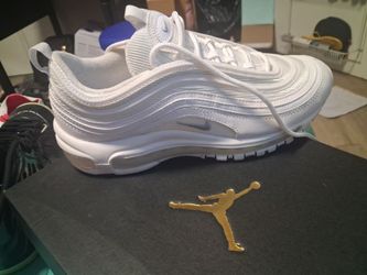 Nike Air Max  White Silver