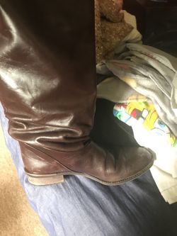 Riding boots leather