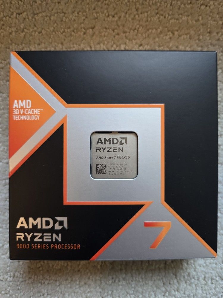 AMD Ryzen 7 9800X3D - Used w/box