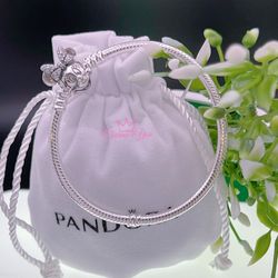 Pandora style bracelet !! 925 sterling silver.