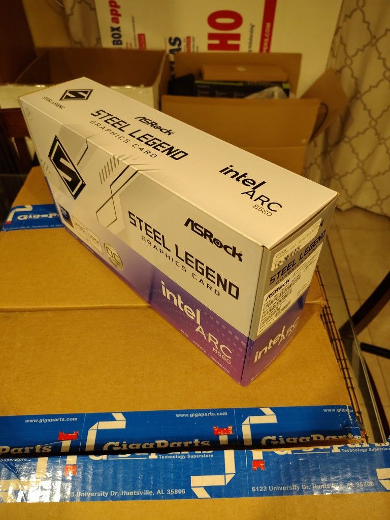 ASROCK Intel B580 Steel Legend GPU