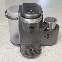 Keurig with latte and cappuccino maker