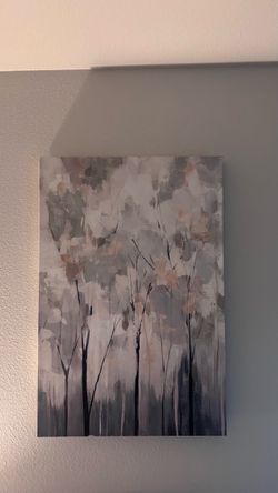 Abstract Forest Canvas Wall Art