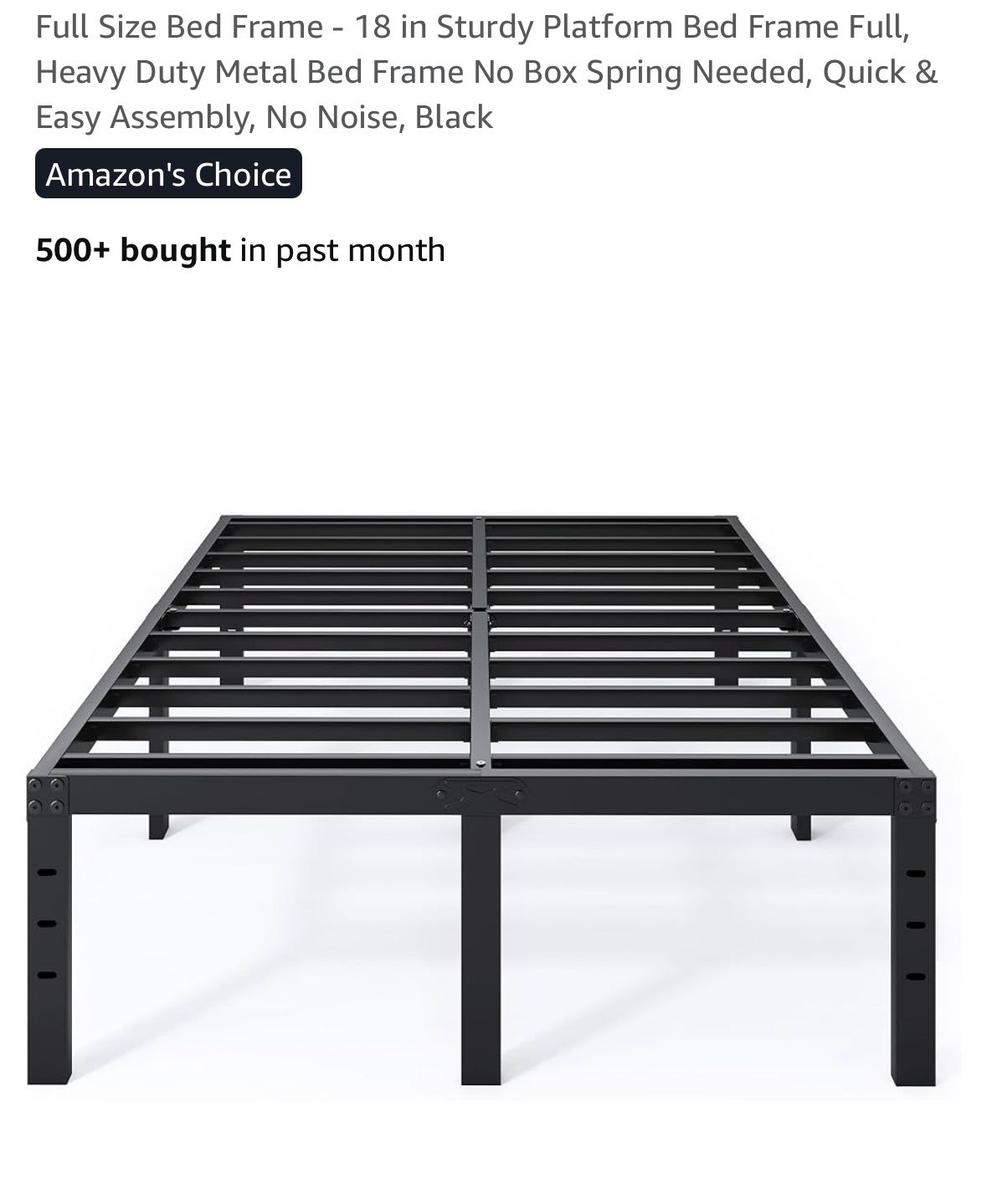 Full Size Bed Frame