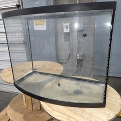50 gallon bowed aquarium
