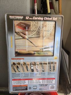 Mastergrip 12 Piece Carving Chisel Set