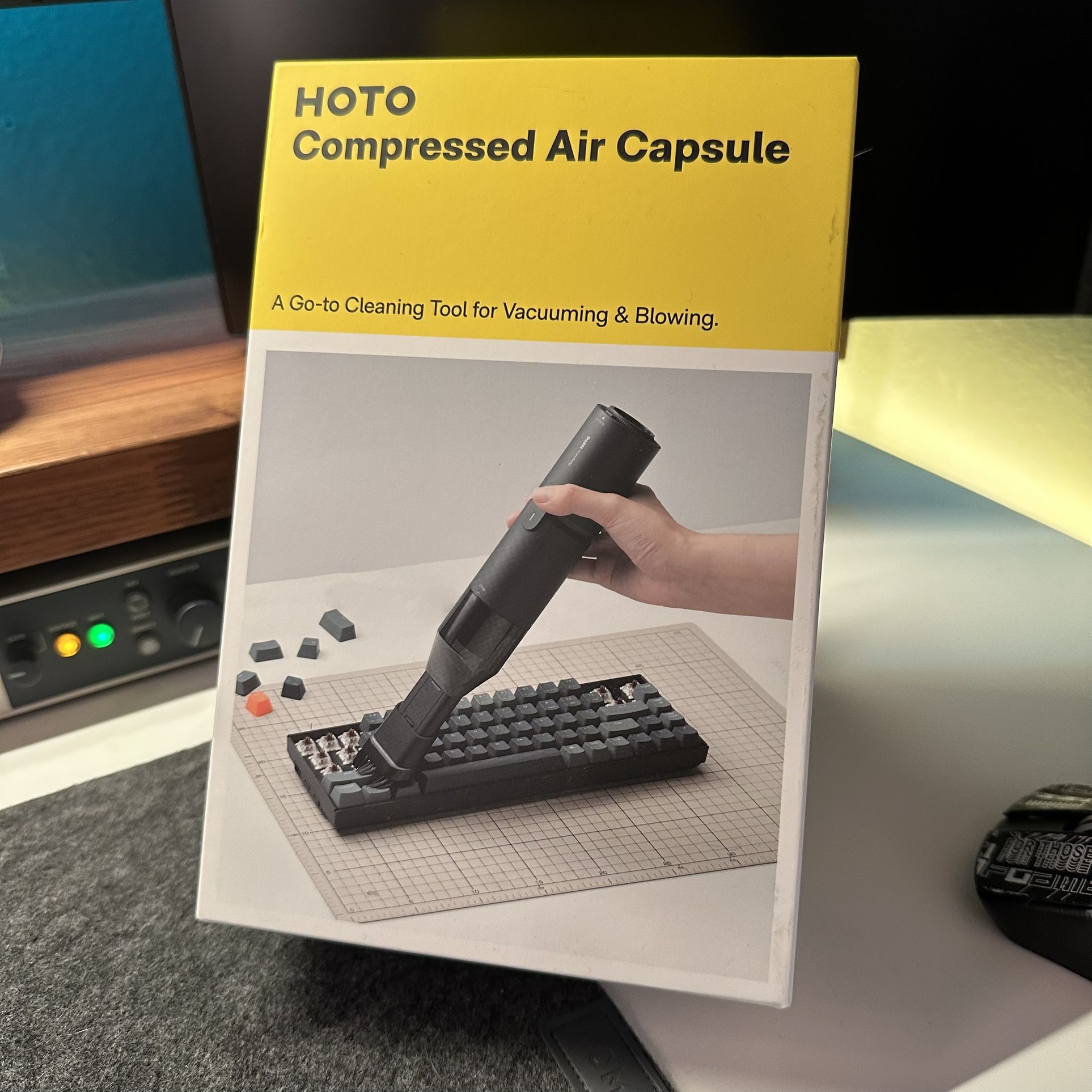 Hoto Wireless Vacuum / Compressed Air Duster Rechargeable USB-C For Pc ...