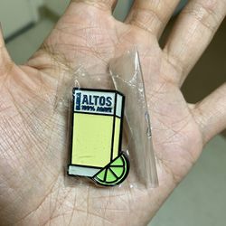 Olmeca Altos Tequila collectible button pin