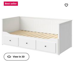 Two IKEA Trundle Beds HEMNES 
