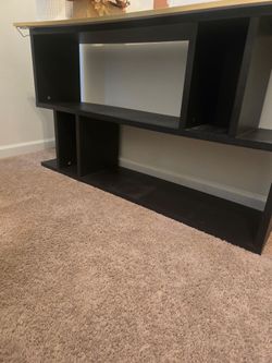 Black tv stand