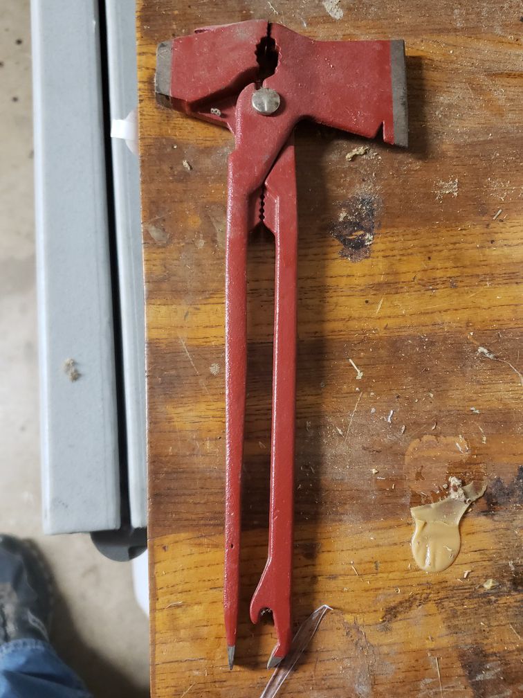 Vintage Red Viking Multi Tool