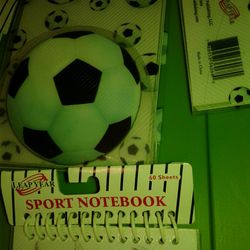 Sport Notebook: Soccer and Baseball Cover