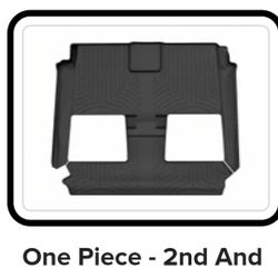 Weathertech One Piece FLOORMAT For 2nd And 3rd Row For Dodge Grand Caravan 
