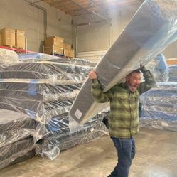 NEW King Mattress And Box Springs: 20 down takes it home!!