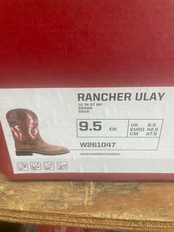 Botas Wolverine waterproof Sz 9.5 ew. Steel toe