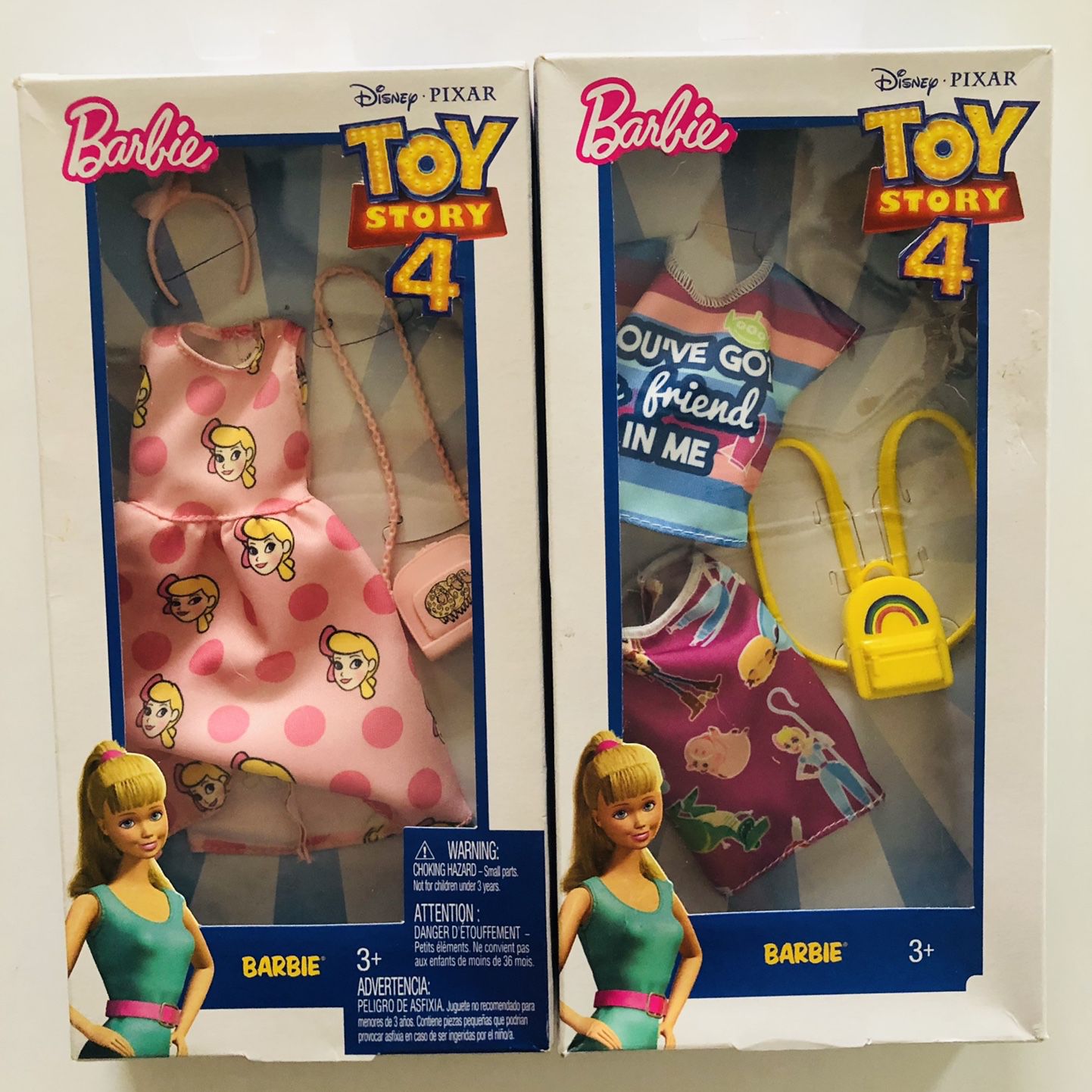 Barbie Outfit Sets, Toy Story 4