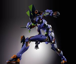 TAMASHII NATIONS Bandai Metal Build Eva-01 Test Type Neon Genesis Evangelion Action Figure