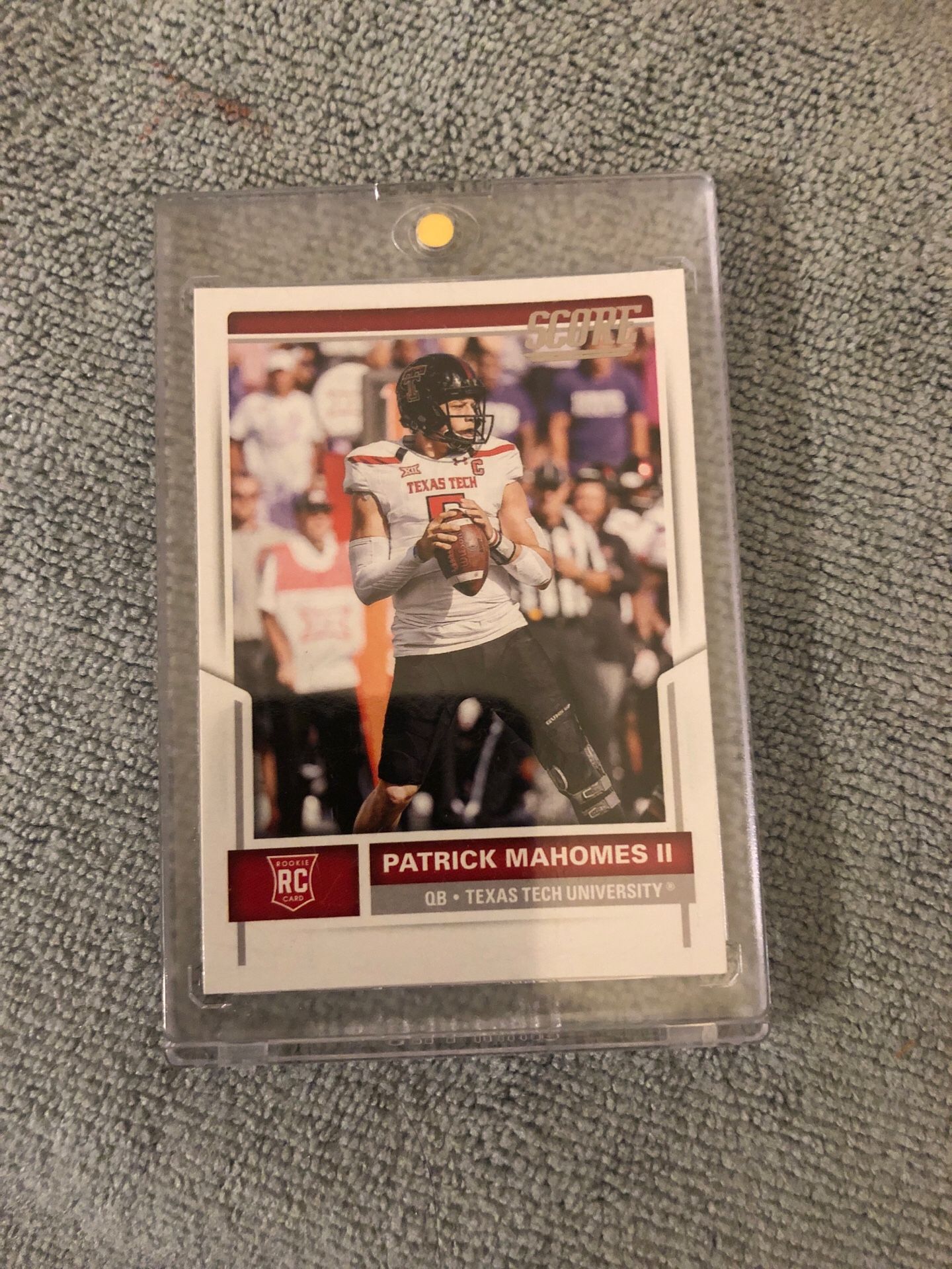 PATRICK MAHOMES. rc card