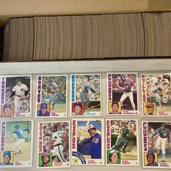 1984 Topps Baseball Card Near Complete Set