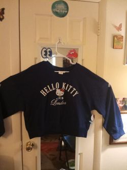 Hello Kitty London Crop Sweatshirt