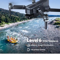 Ruko F11GIM2 Drones with Camera for Adults 4K, 64Mins Flight Time, Gimbal & EIS 4K Camera, 16404ft Digital video Transmission, GPS Auto-return Profess