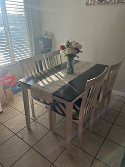 dining table with chairs