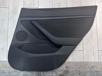 Rear Right Interior Door Trim Paneling Black Tesla Model 3 2022u