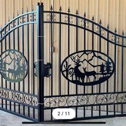 20’ Wrought Iron Driveway Gate