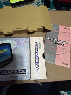 Japanese white gameboy advanced
