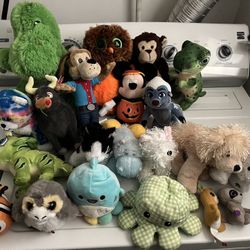 Stuffed Animals Plush Toys Lot 