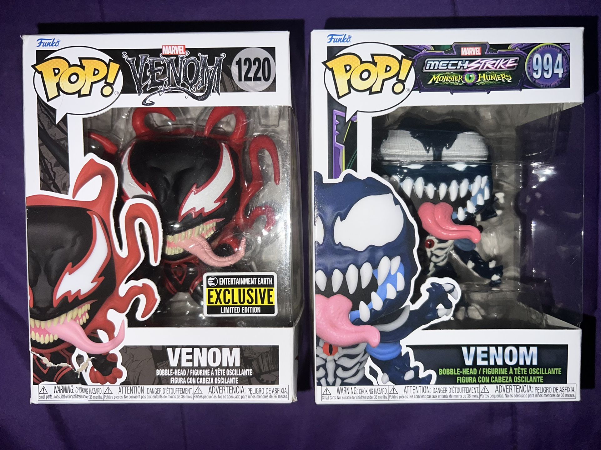 Venom Funko Pop! 2-Pack – Entertainment Earth Exclusive + MechStrike