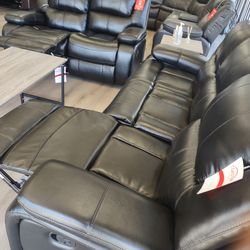 New recliner sofa and loveseat both on sale now don't miss