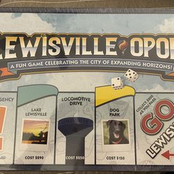 LEWISVILLE OPOLY MONOPOLY EDITION (BOARD GAME) NEW 