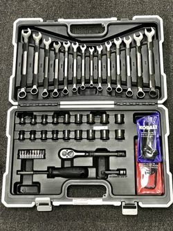 New Kobalt 856851 Universal 67 Piece Standard and Metric Black