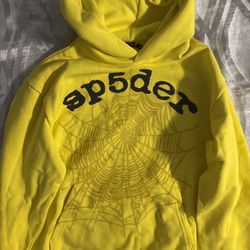 Legacy Sp5der Hoodie Yellow Size M ( Brand New Authentic)