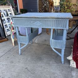 Antique Farmhouse Garden Table 26 1/2 Deep 37 Wide 30 Tall