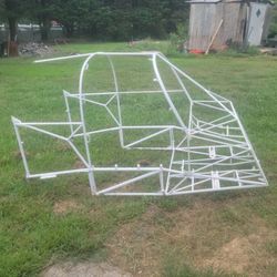 Metal frame.
