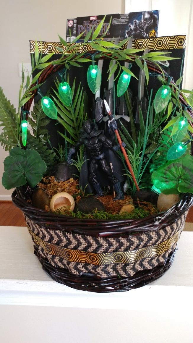 Black Panther Easter or gift basket