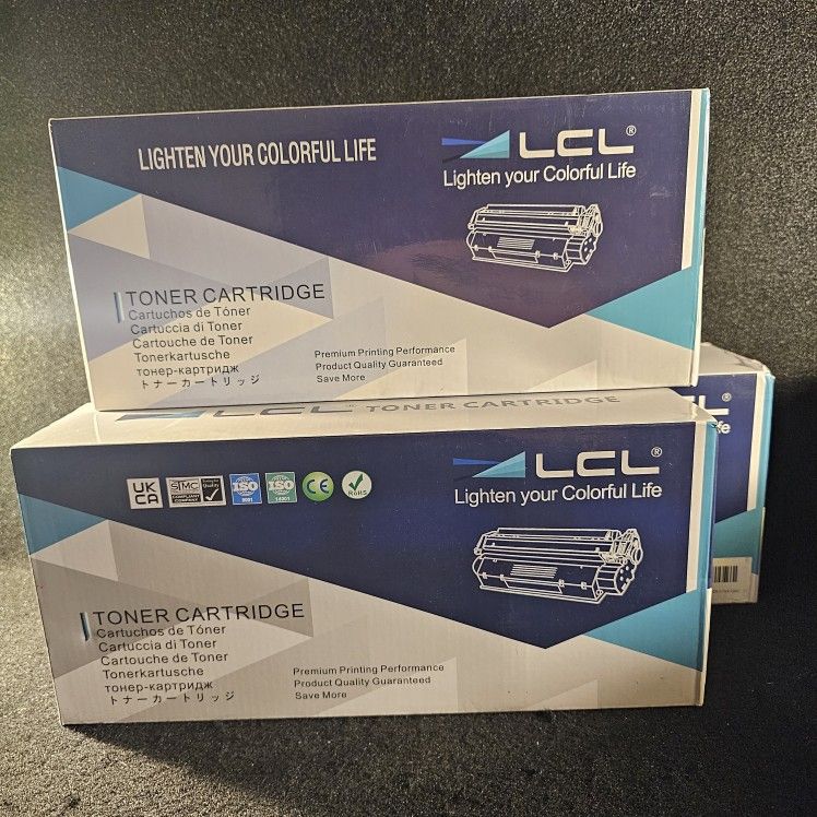 3 PK TONER CARTRIDGES LCL-C310HA 406476 6K ( CYAN ) NEW IN BOX!