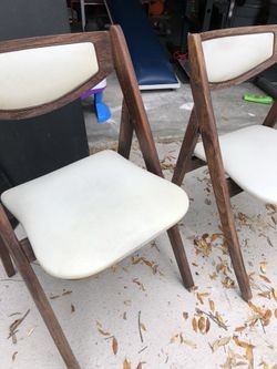 Antique folding chairs