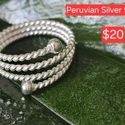 Peruvian SILVER 950 RINGS
