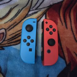 Nintendo Switch Red and Blue Joy-Cons (READ DESCRIPTION)