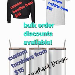 tshirts hoodies and tumblers