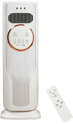 Tower Fan /heater with Remote and Humidifier Combo, Ultra-Quiet Fast Cooling & Mist Function, 180° Wide Oscillation, 25dB Silent Operation, 12H Timer,