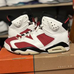 Jordan 6 Carmine Size 8 $100