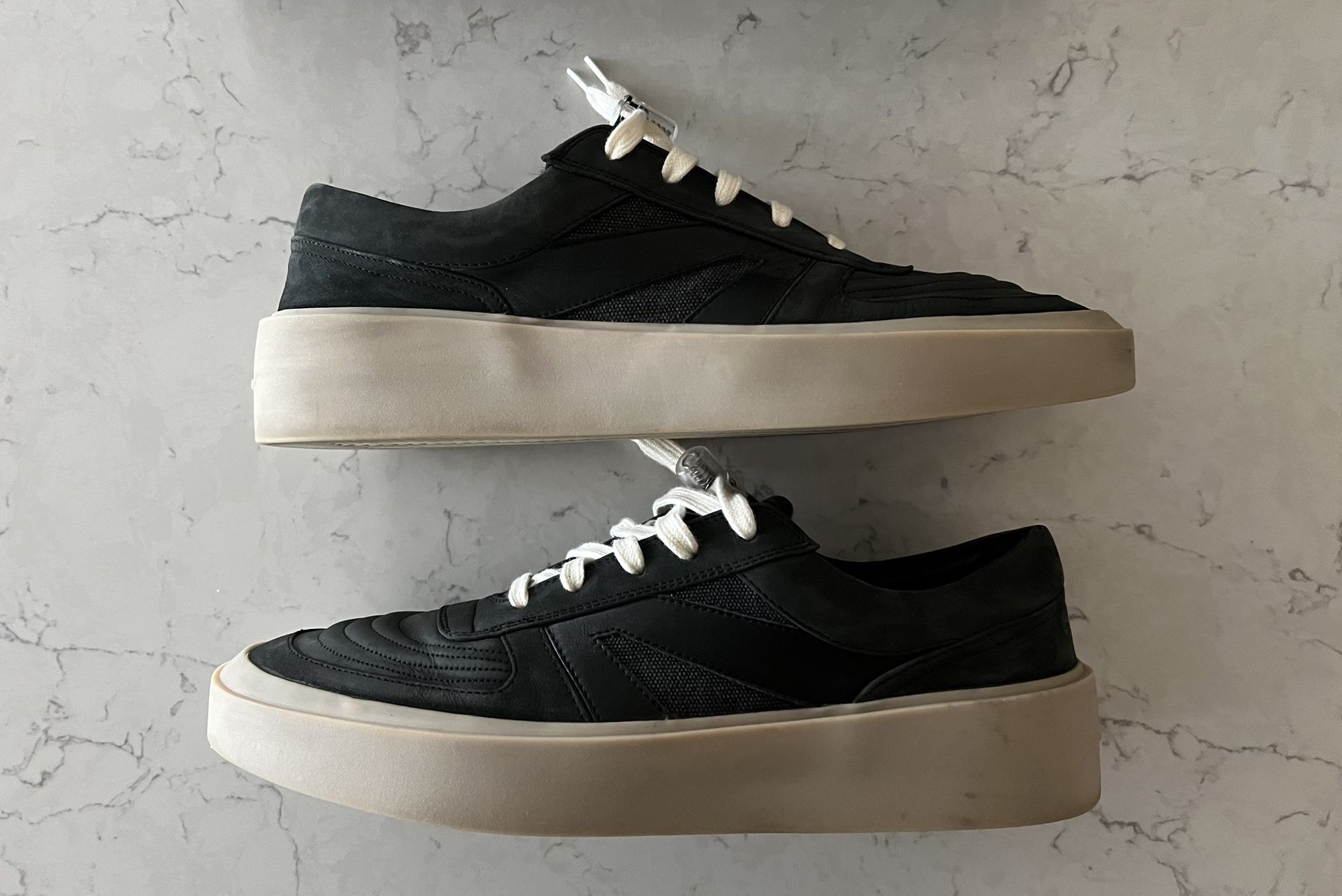Fear of god skate low 101 sneaker shoe sz 45 black gum Italian