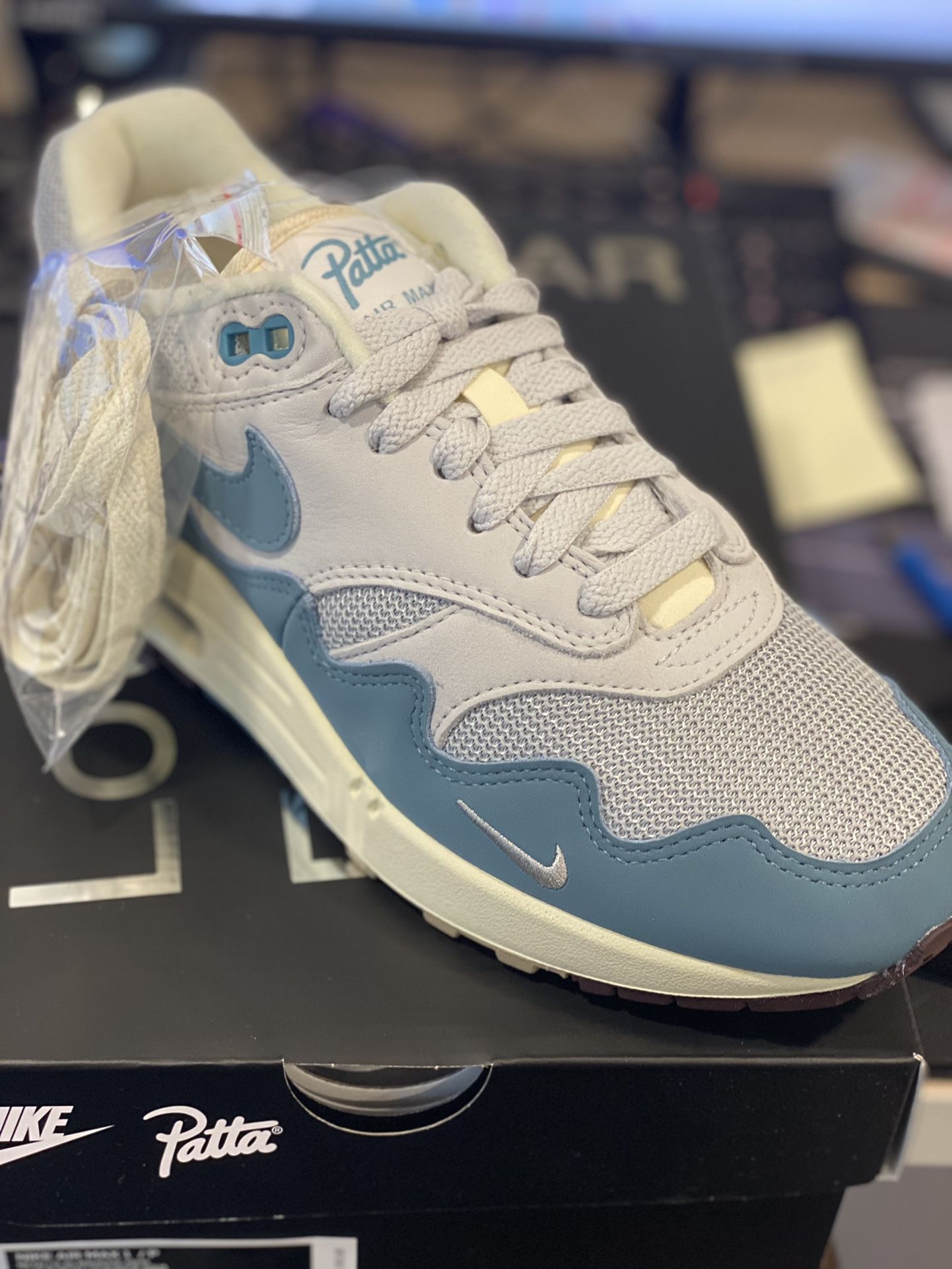 Nike Air max 1 Patta Waves Aqua W7.5 M6