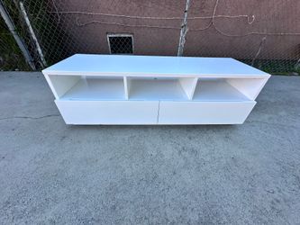 CB2 Chill Media Console Entertainment Center Tv Stand Cabinet Sideboard Credenza